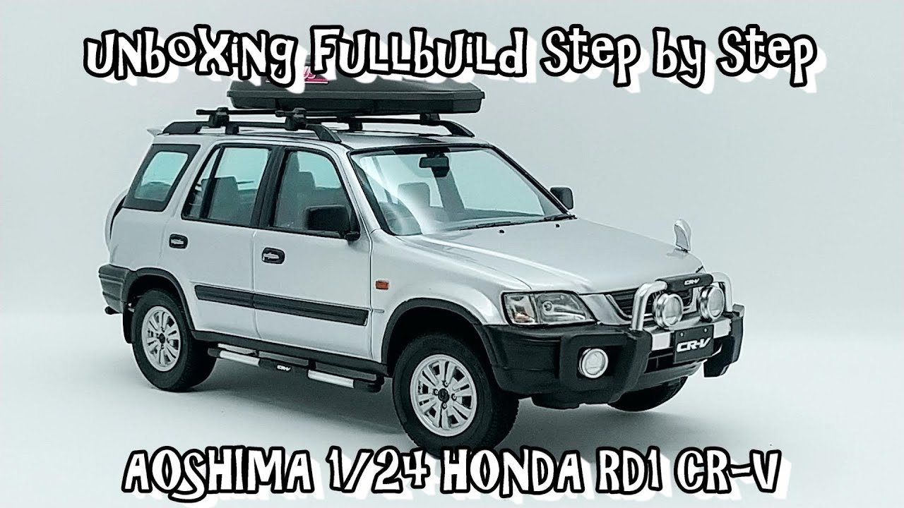 Scale Car Plastic Model AOSHIMA 1/24 HONDA RD1 CR-V - YouTube