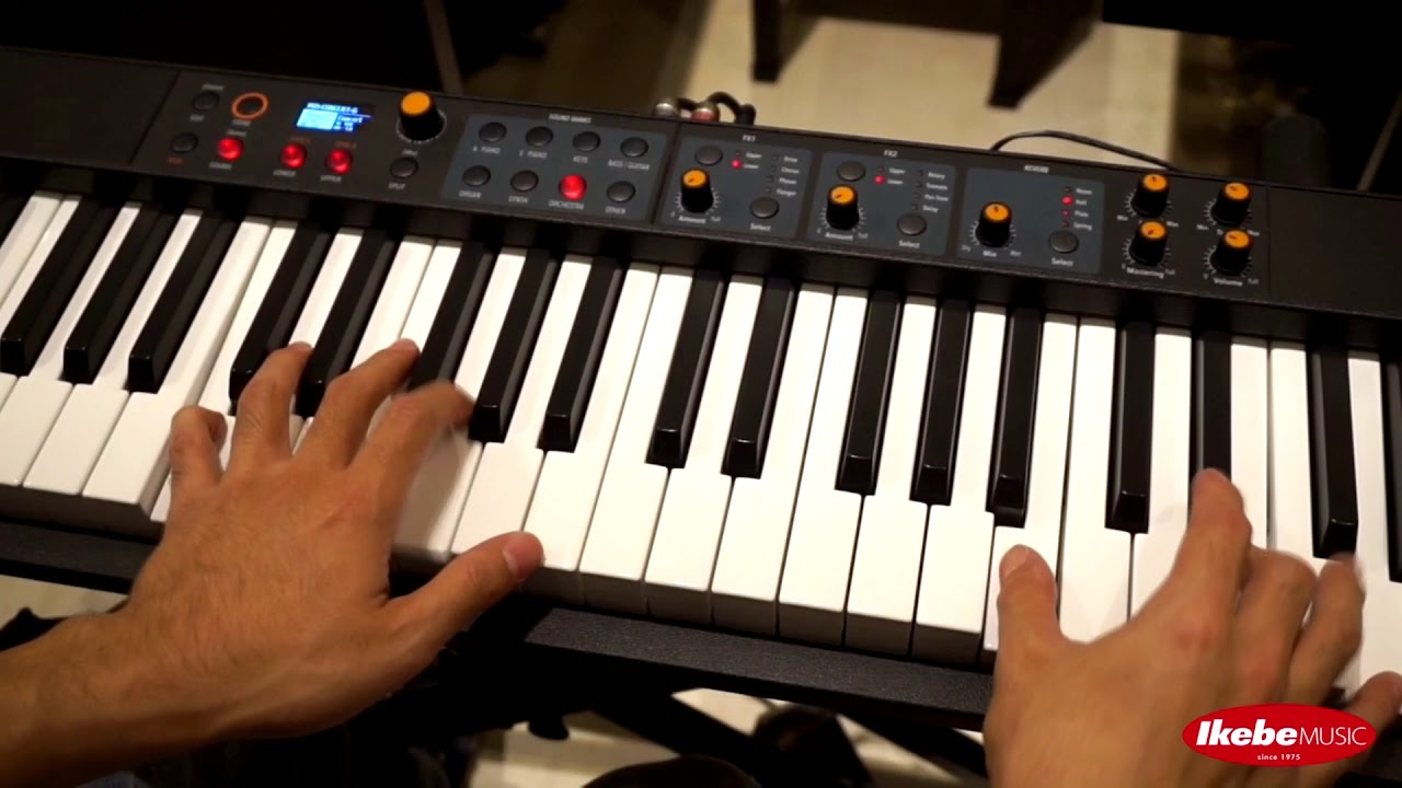 池部楽器店】Studiologic - Numa Compact2【鍵盤堂】 - YouTube