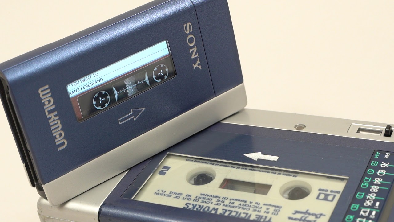 ウォークマン40周年モデルとソニー製ラジカセの“共演”(その2) - YouTube