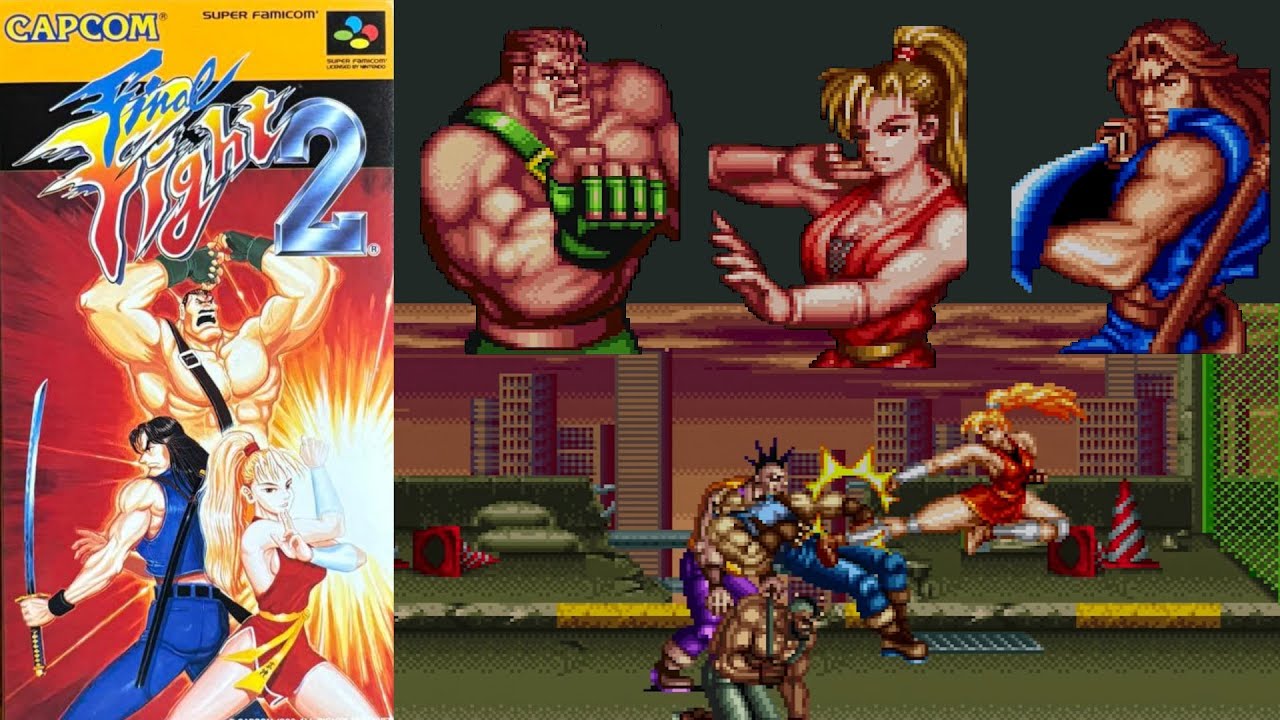 スーパーファミコン] ファイナルファイト2 ダイジェスト - YouTube
