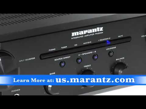 Marantz PM5004 Integrated Stereo Amplifier - YouTube