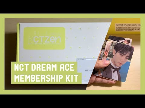 Unboxing ☆ NCT DREAM 엔시티 드림 ACE Membership Welcome Kit - YouTube