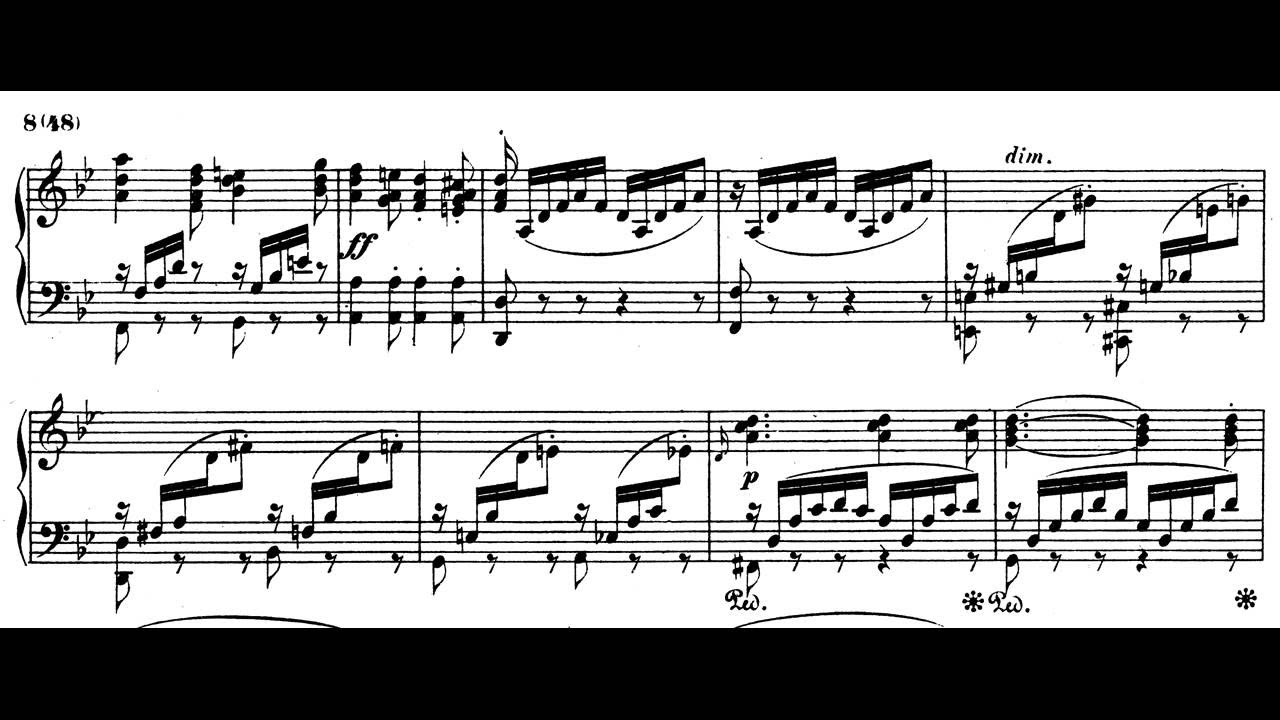 メンデルスゾーン：無言歌集第4巻より「胸騒ぎ」（プレスト