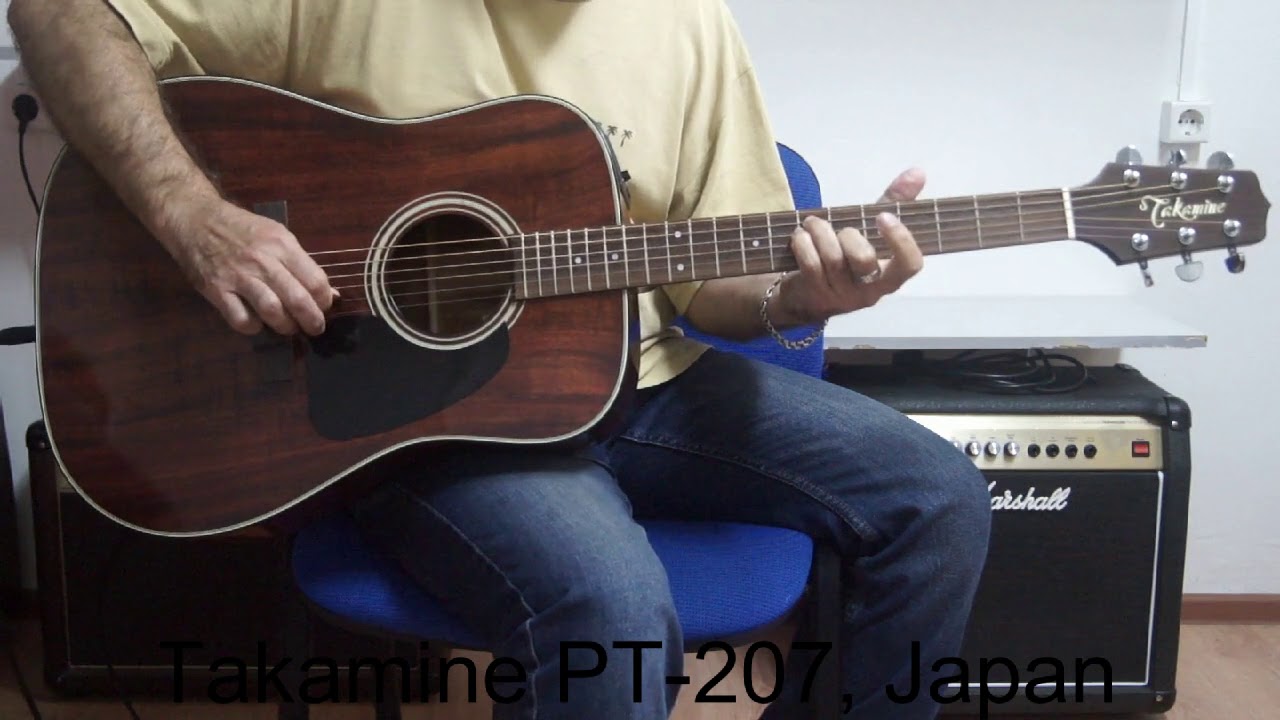 Takamine PT-207, Japan (Demo) - YouTube