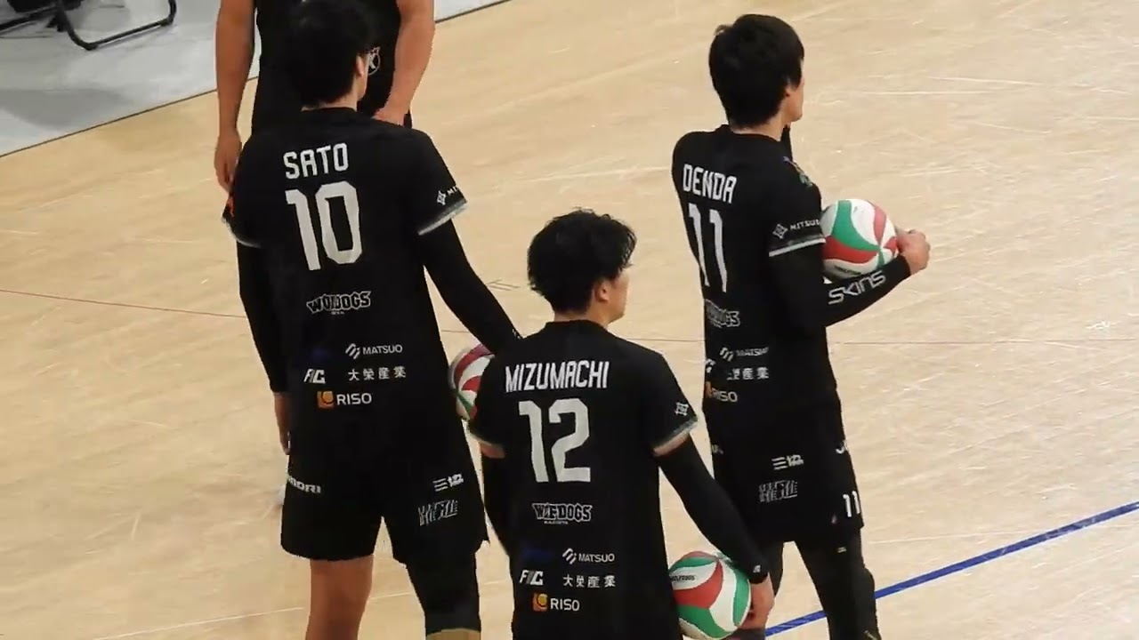 Volleyball バレーボール 2025 天皇杯 ウルフドッグス名古屋 背