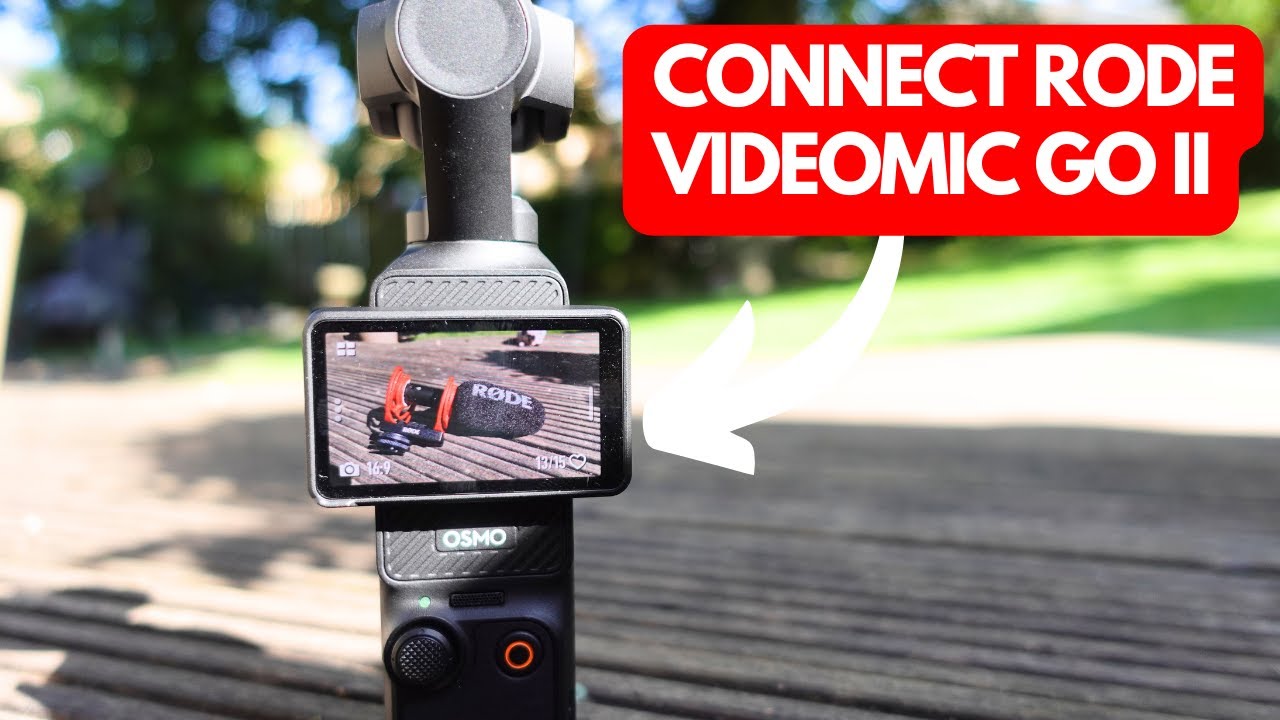 HOW to CONNECT rode VIDEOMIC GO II to DJI OSMO POCKET 3 - YouTube
