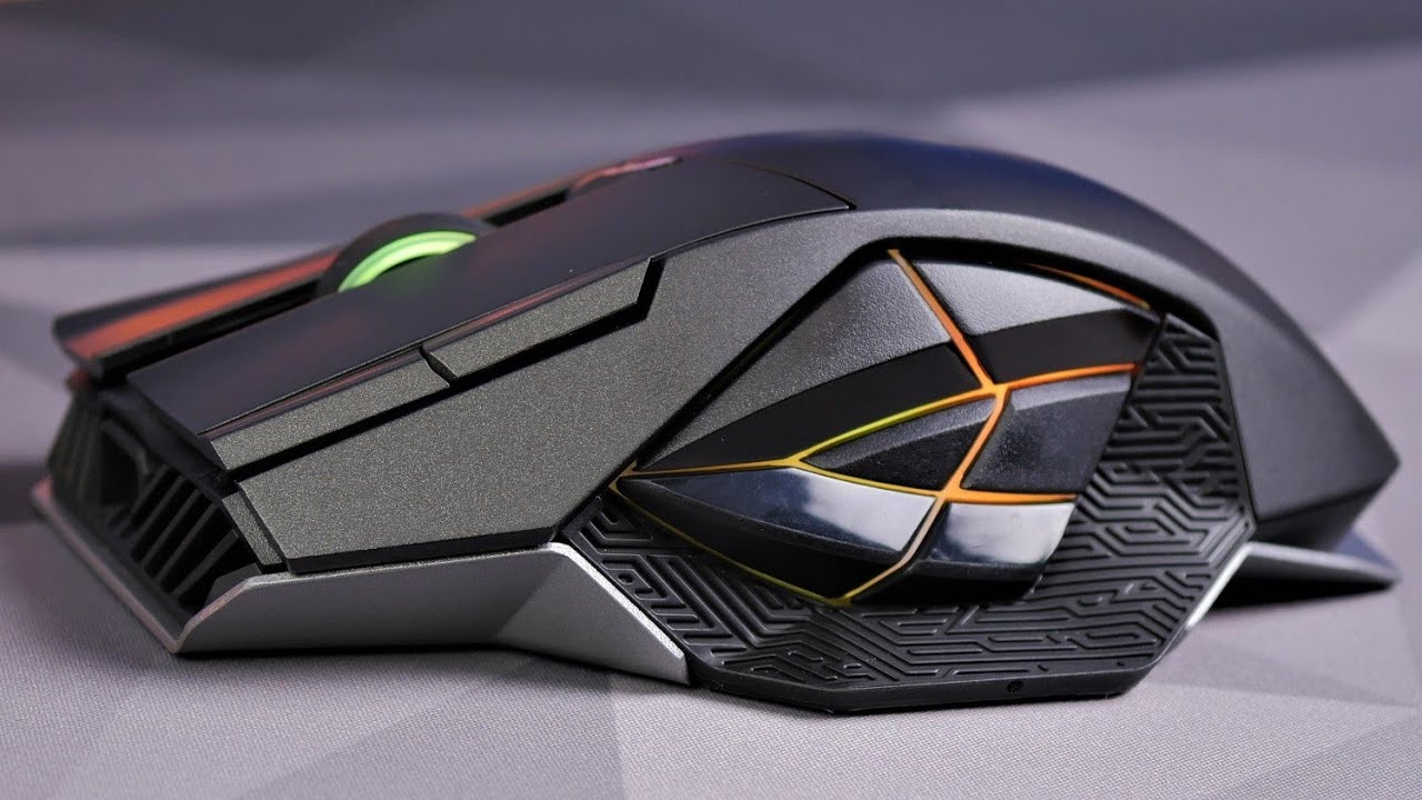 Asus ROG Spatha X gaming mouse review - One heavy boy! - YouTube