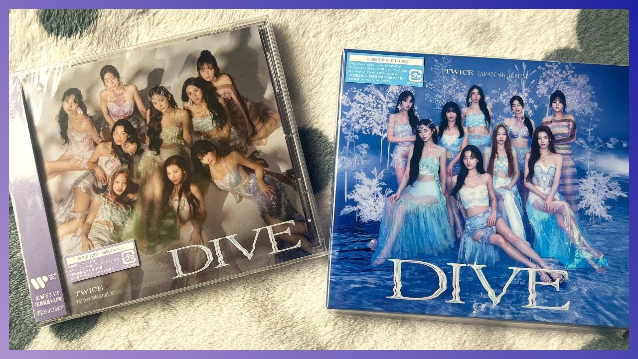 TWICE トゥワイス | DIVE Album Unboxing (Regular & Limited Edition