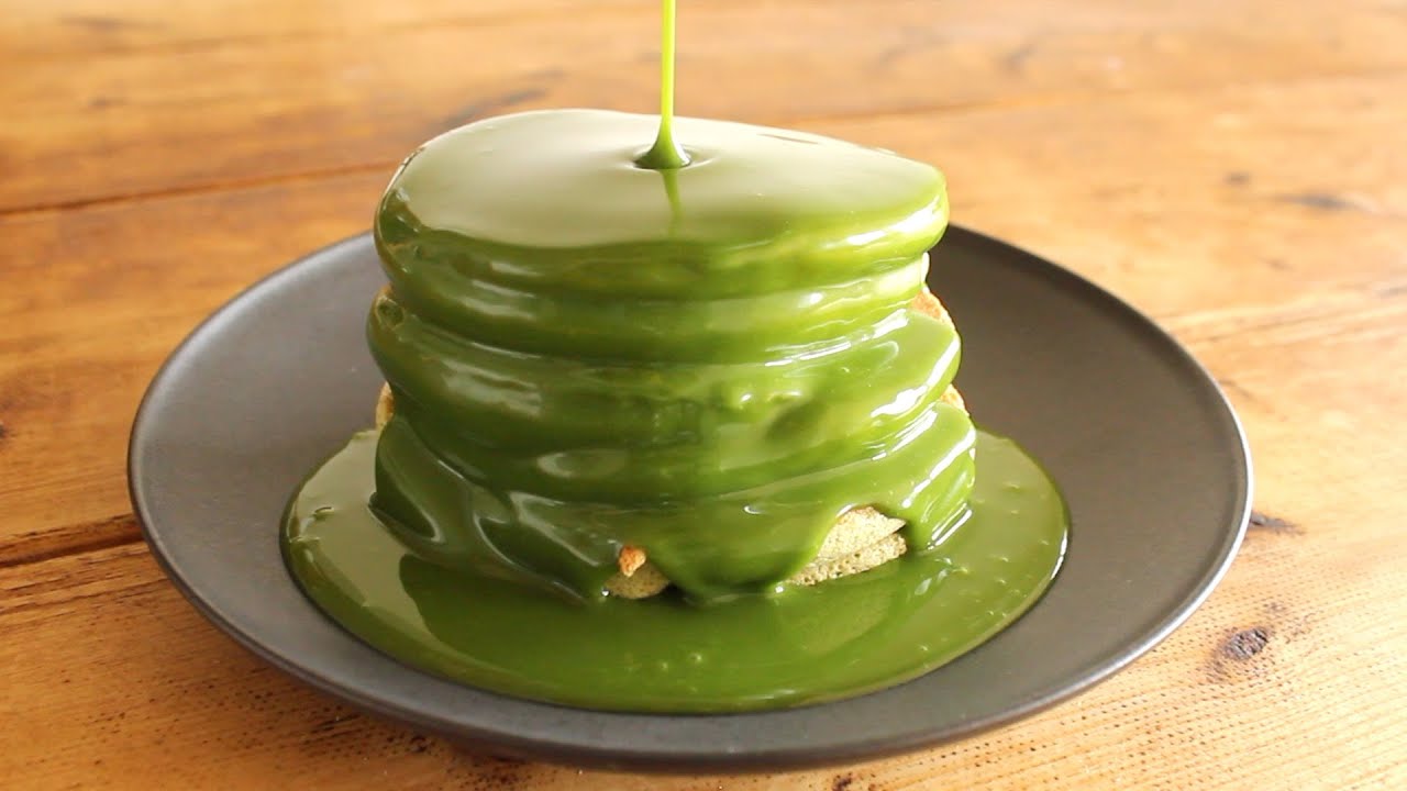 ふわふわ抹茶スフレパンケーキのレシピ Matcha Souffle Pancake Recipe