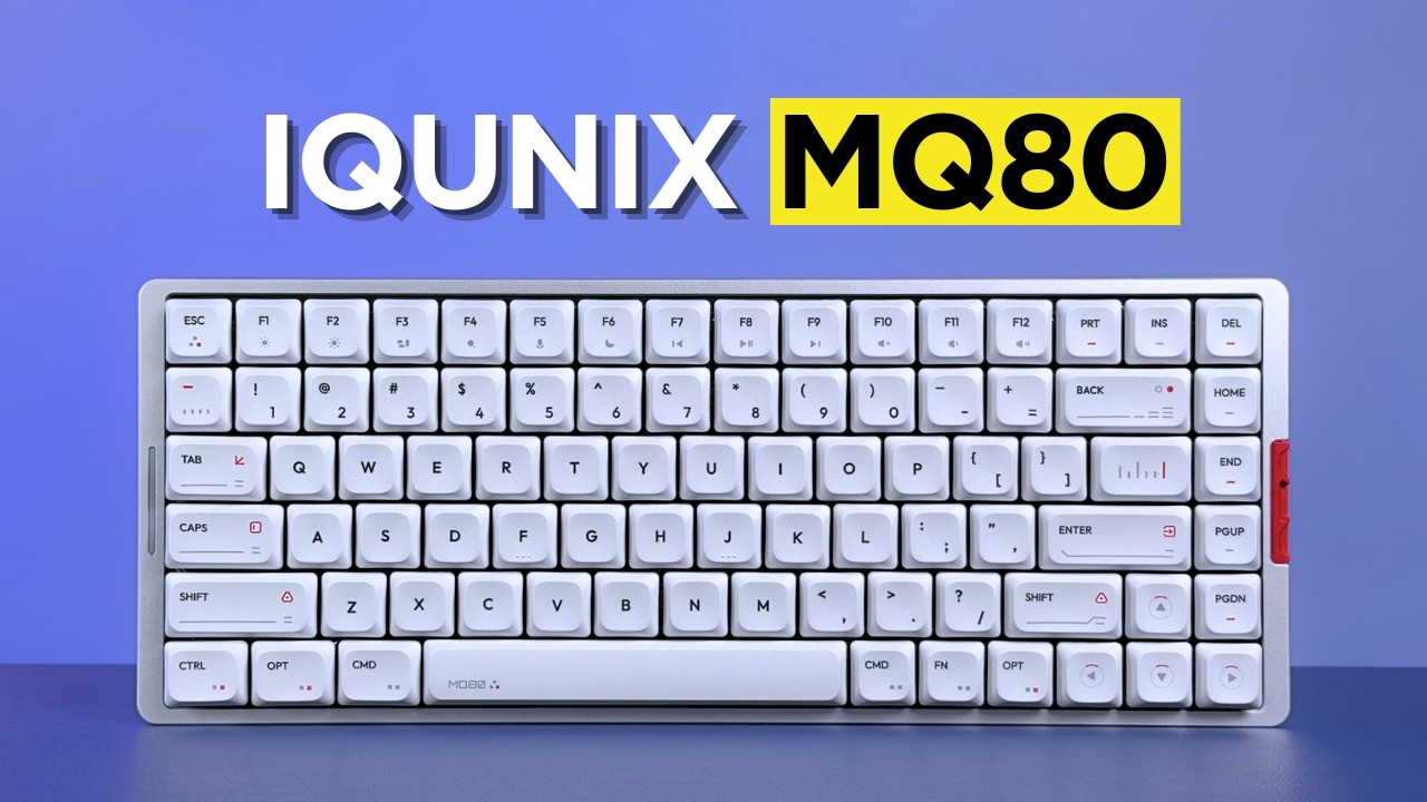 Is this the Best Low-Profile Keyboard of 2025? (IQUNIX MQ80 Review