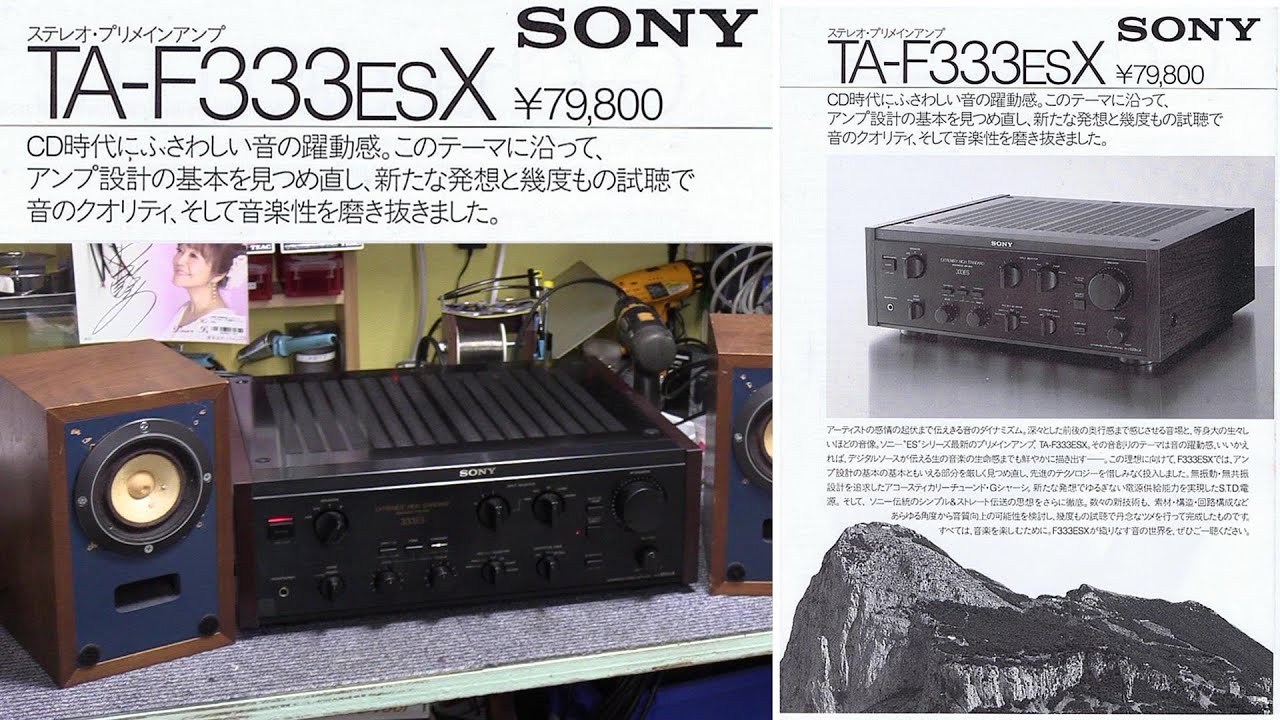 SONY TA-F333ESX プリメインアンプ 紹介 #SONY #333ESX #オーディオ