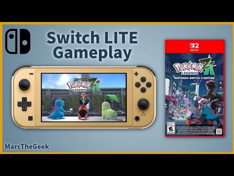 Pokémon Legends: Z-A Gameplay on Nintendo Switch LITE - YouTube