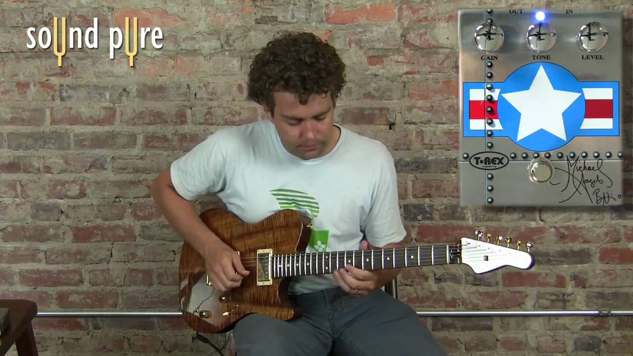 T Rex Michael Angelo Batio Pedal - Custom Overdrive - YouTube
