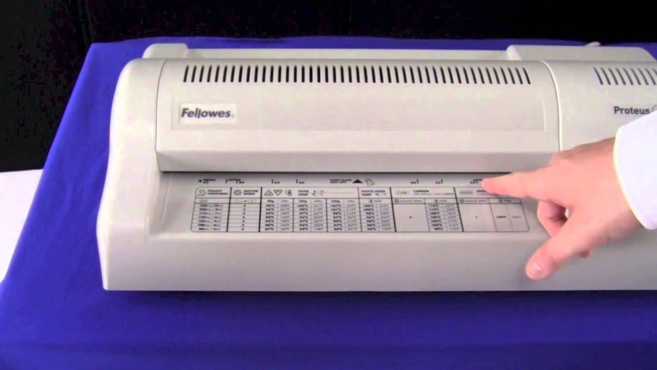 Fellowes Proteus A3 - YouTube