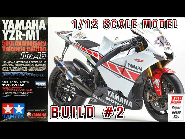 1/12 TAMIYA YAMAHA YZR-M1 2005 VR46 rossi 50th Anniversary