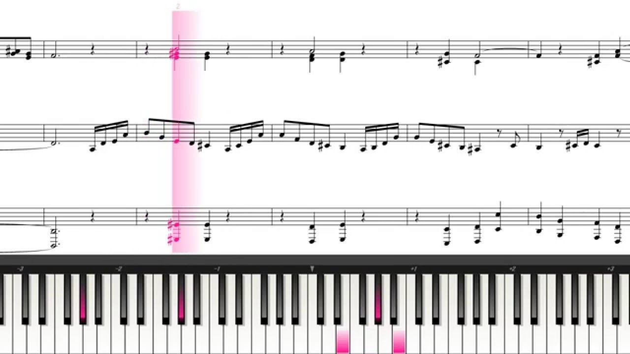 グラディウス （楽譜, ピアノ） GRADIUS （piano, score） - YouTube