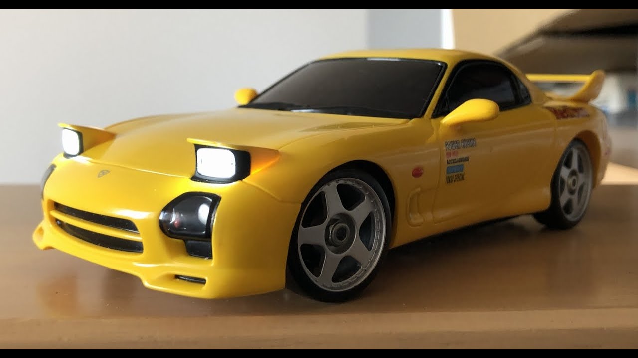 Mini-Z RX-7 FD3S 高橋啓介 頭文字D 紹介動画 【京商ミニッツ】 - YouTube