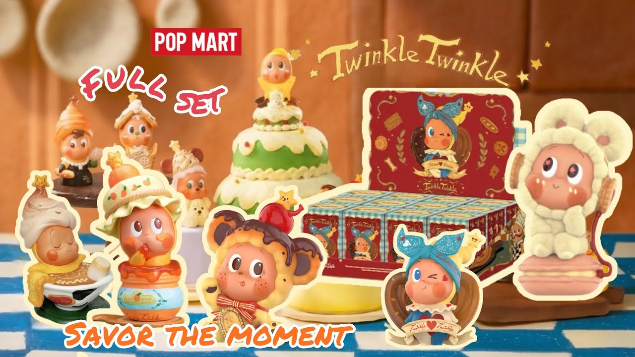 POP MART Twinkle Twinkle 🥖🍪☕️Savor the Moment | Full Set