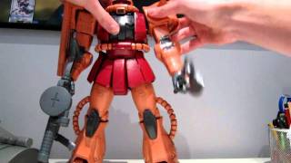 1/48 Mega size Char's Zaku II review part 1/2 - YouTube