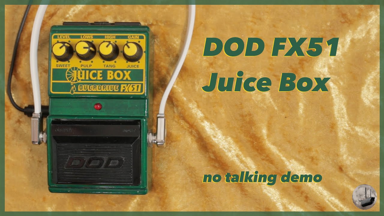 DOD FX51 - Juice Box - No Talking Demo - YouTube