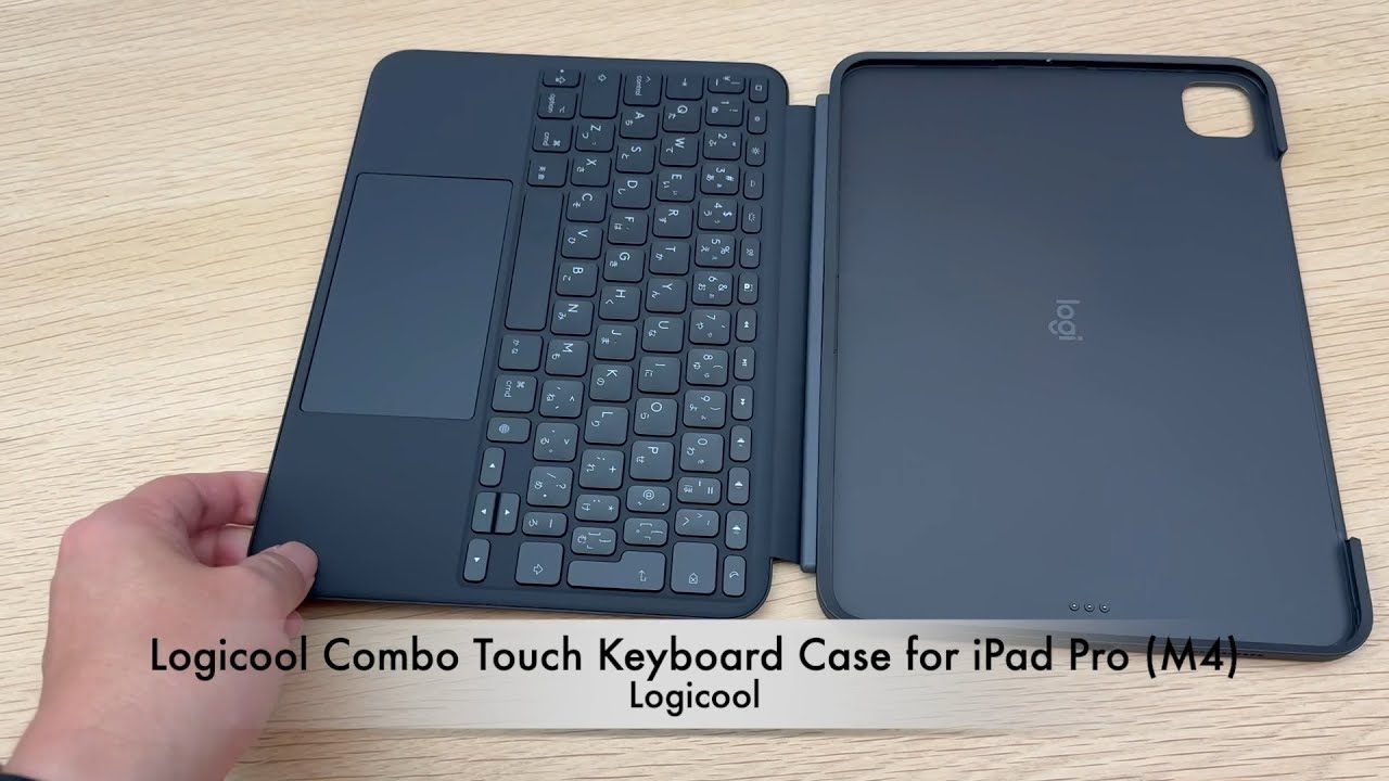 Logicool Combo Touch Keyboard Case for iPad Pro (M4)の紹介 - YouTube