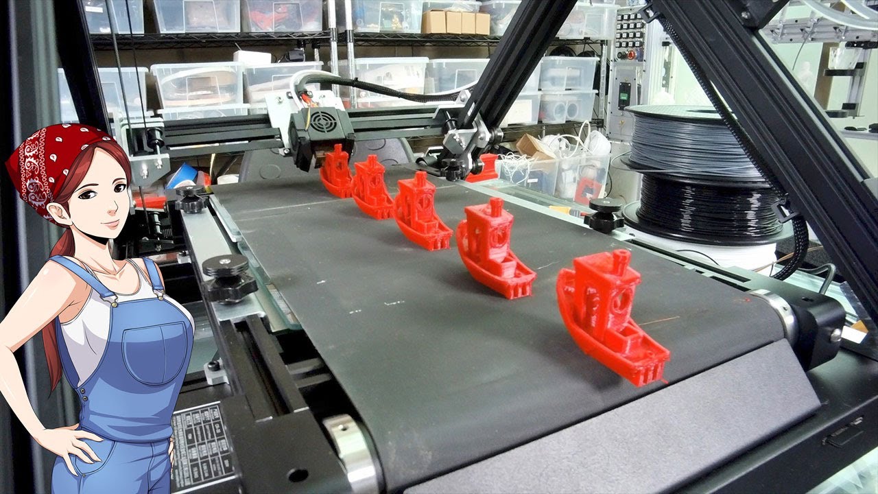 Sneak Peek- The 3DPrintMill, Infinite-Z, Belt 3D Printer- Now on