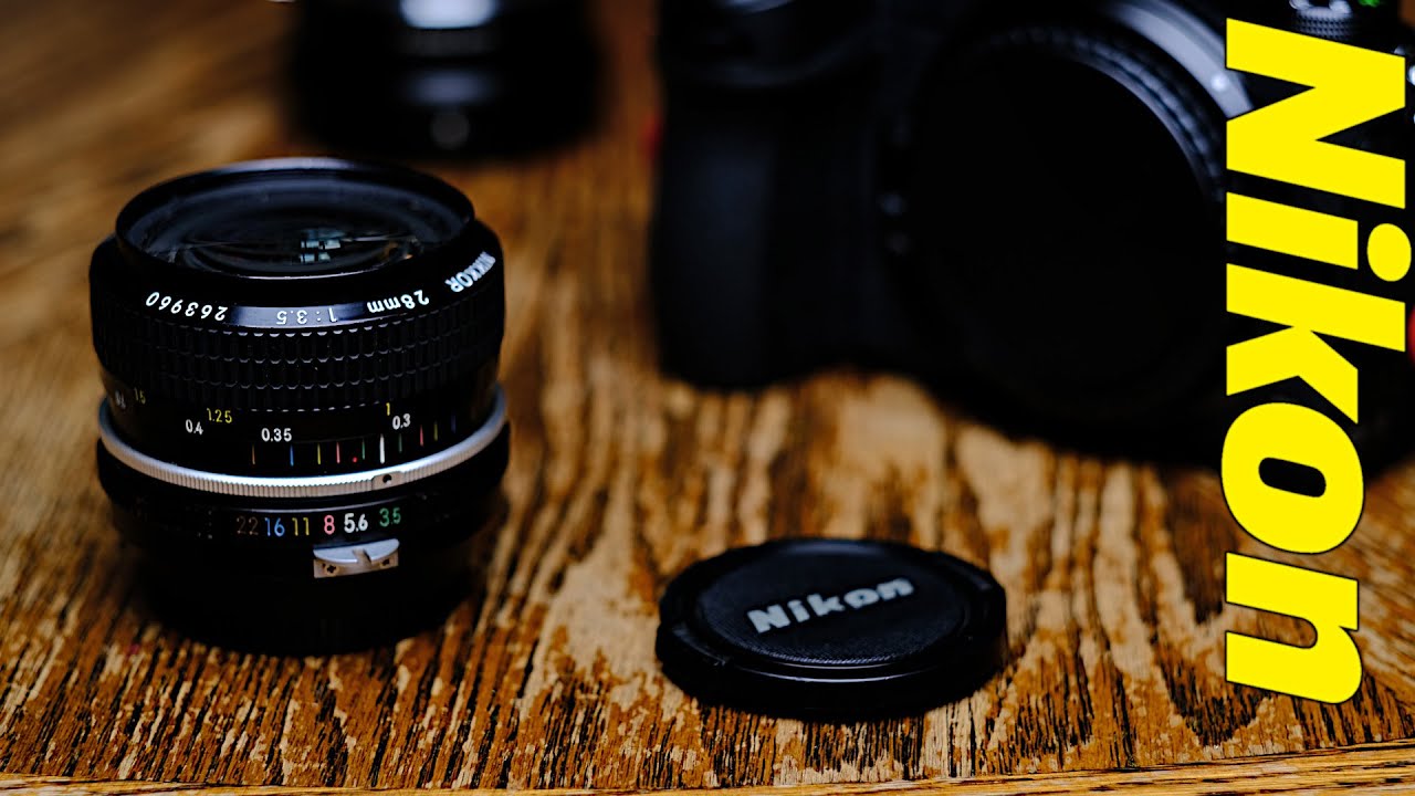 Nikkor 28mm f3.5 pre-Ai Vintage Lens Review on the Nikon Z6 - YouTube