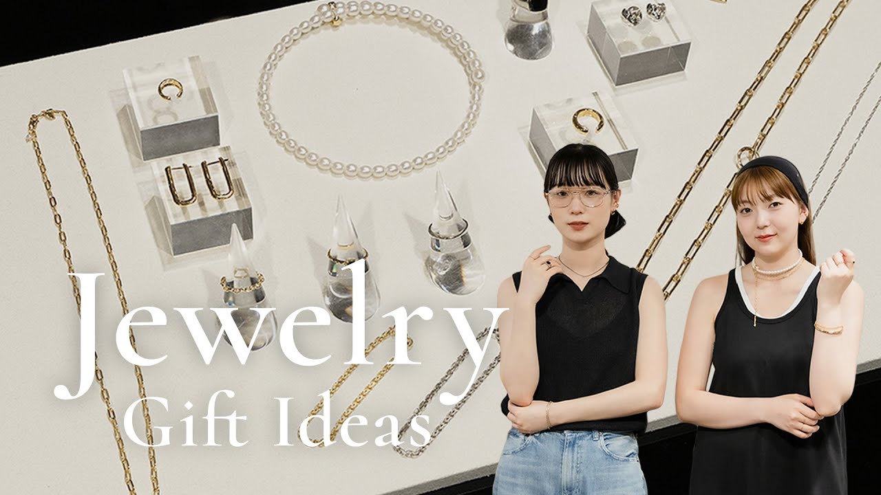 レディース】Fine Rectangular Link Chain Necklace with Tusk Clasp