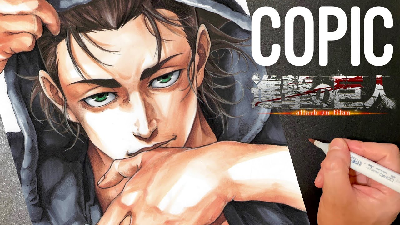 進撃の巨人】エレン 描いてみた | Drawing Eren Yeager | Attack on