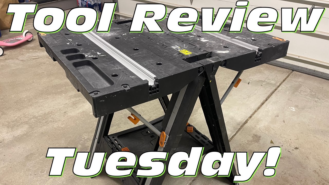 WORX PEGASUS WX051 Folding Work Table - YouTube