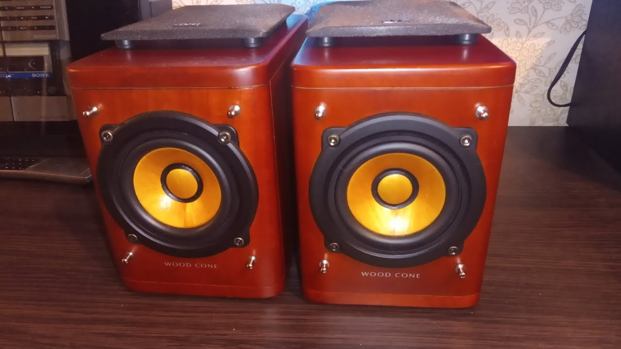 JVC SP-EXA1 Victor company Wood Cone performance check. - YouTube