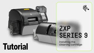 Zebra ZXP 9 How To: Install the Cleaning Cartridge - YouTube
