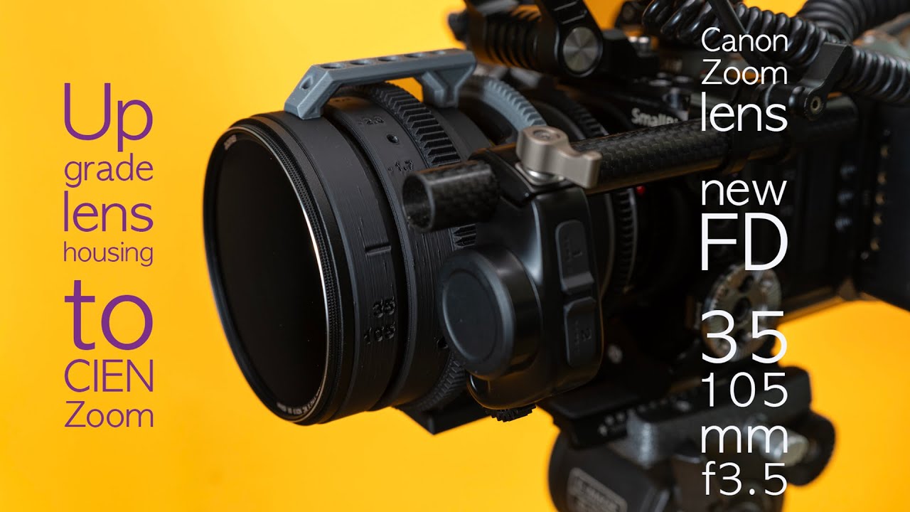 Canon Zoom lens FD 35-105mm f3.5_Upgraded Housing for Vintage