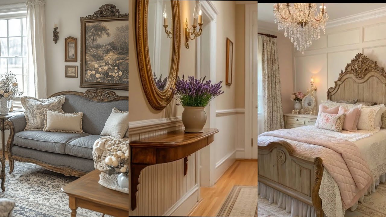 Adorable French Country Style Decor Ideas: Vintage Rustic Elegance