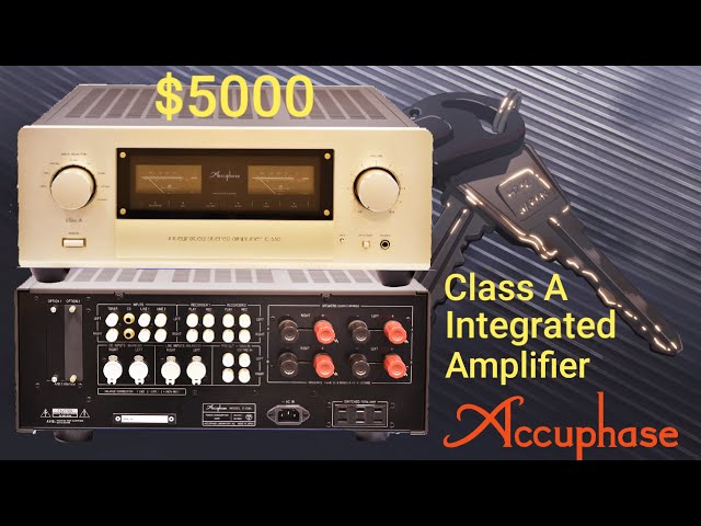 Accuphase E-530 pure class A operation with 3 pairs of parallel