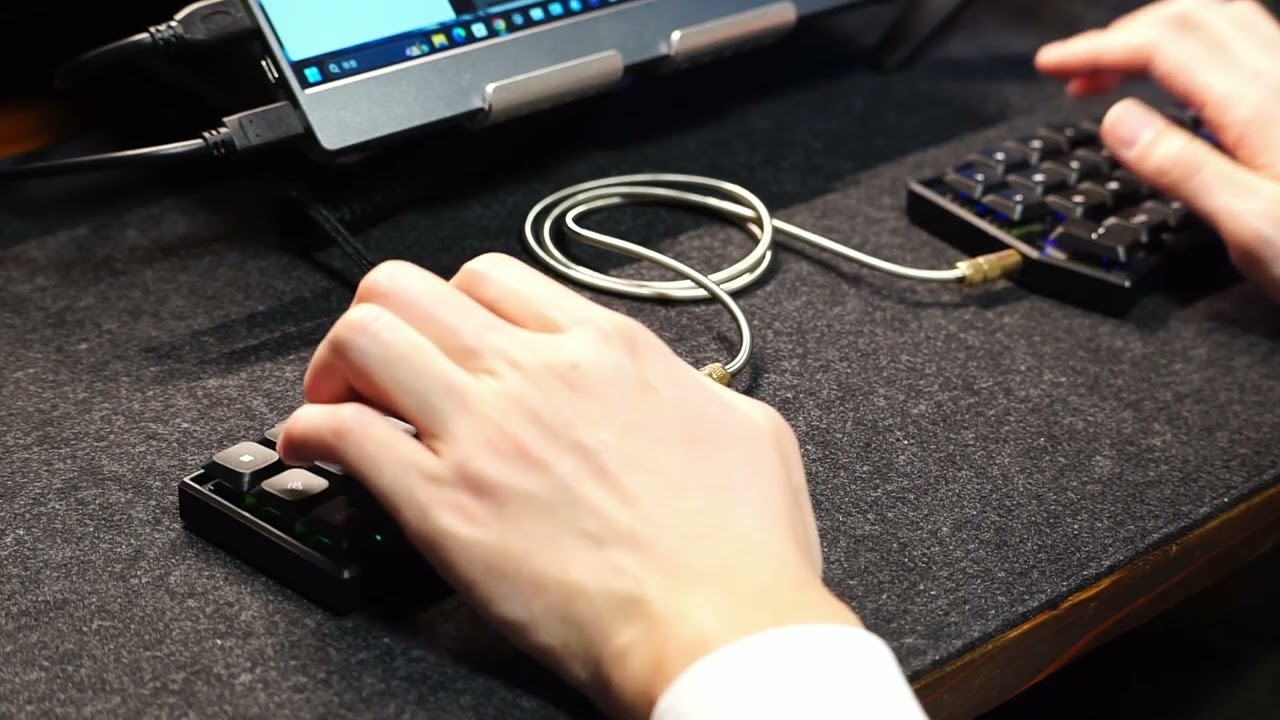 Corne V4 Chocolate × Ghost Switch Typing Sound - YouTube