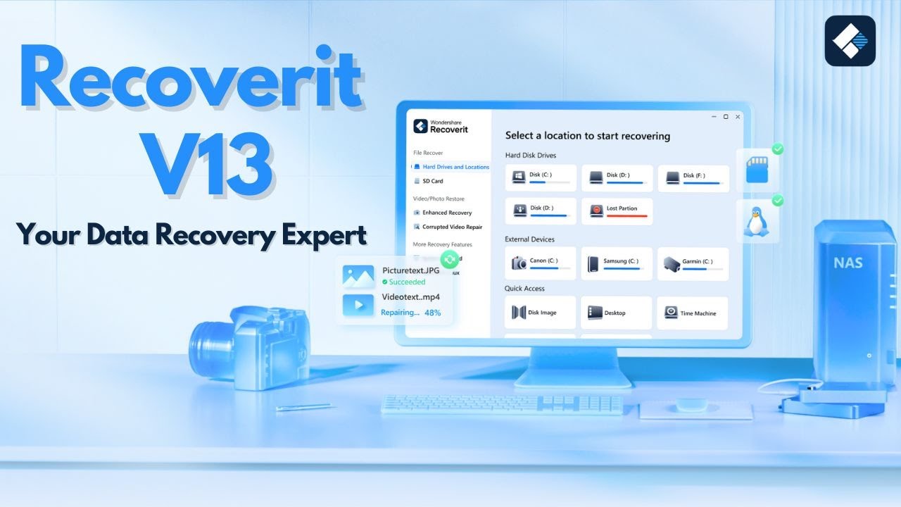 Wondershare Recoverit V13—Your Data Recovery Expert​ - YouTube