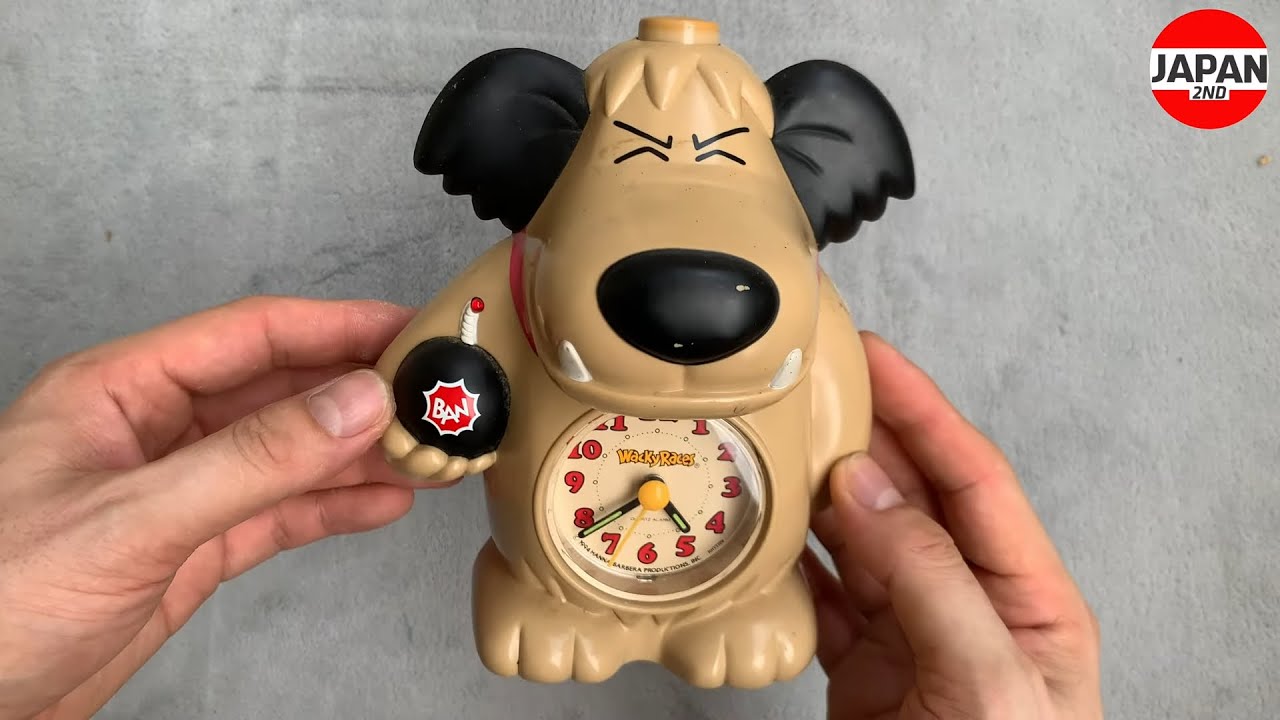 RHYTHM R4RE540 Table Alarm Clock Wacky Races with Bomb