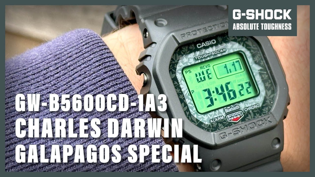 Unboxing The Casio G Shock GW-B5600CD-1A3ER - Galapagos - YouTube