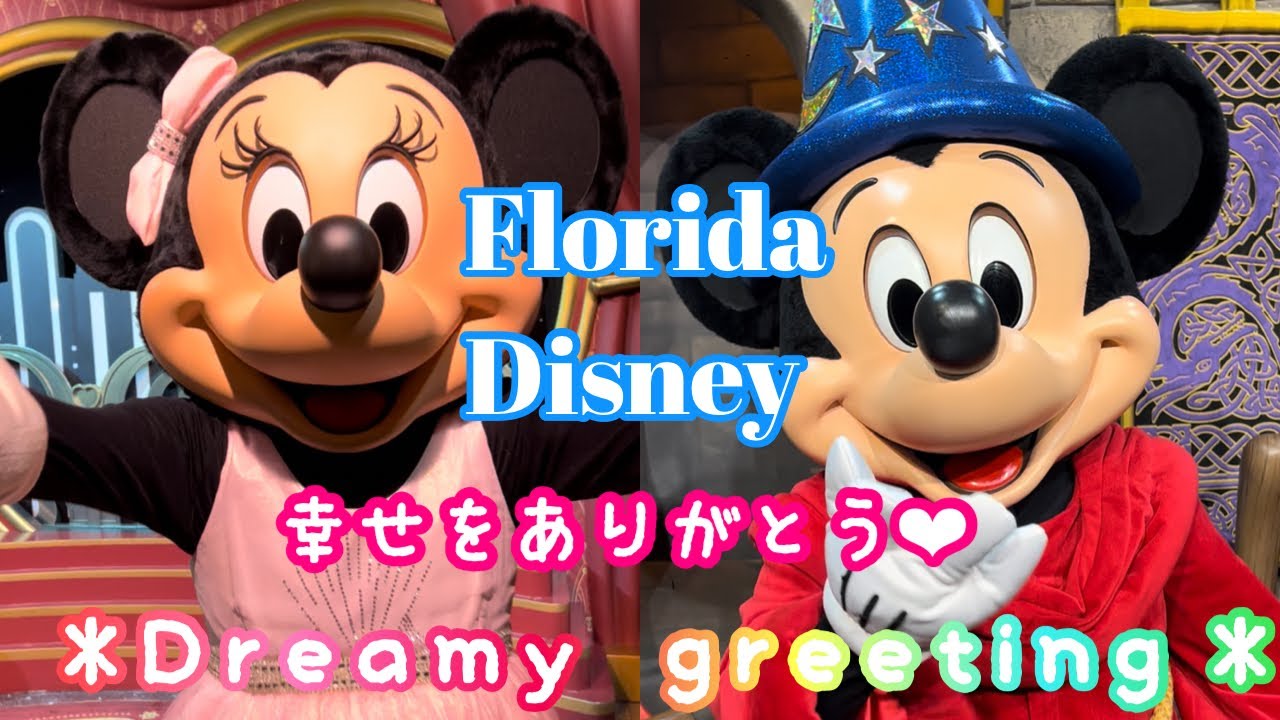 魔法にかけられた🧚✨happyな気持ちになれる!フロリダディズニーで