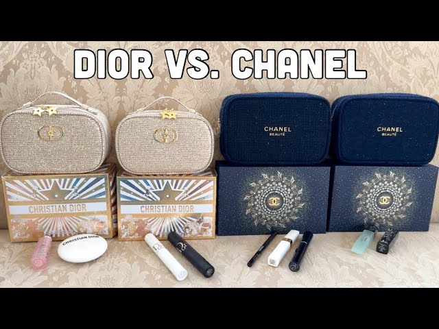 Dior Holiday Pouch Gift Set vs. Chanel Holiday Gift Set✨💙 Which