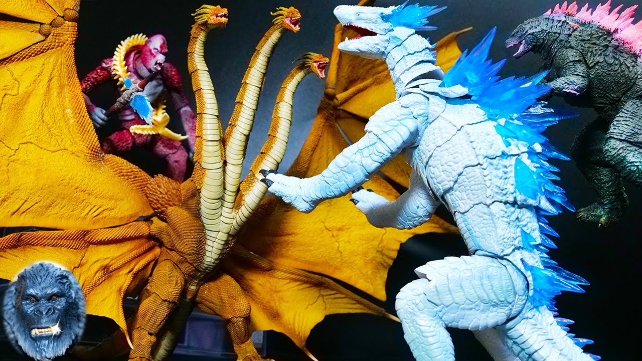 S.H.MonsterArts】Shimo & silver teeth Kong【Godzilla x Kong : The