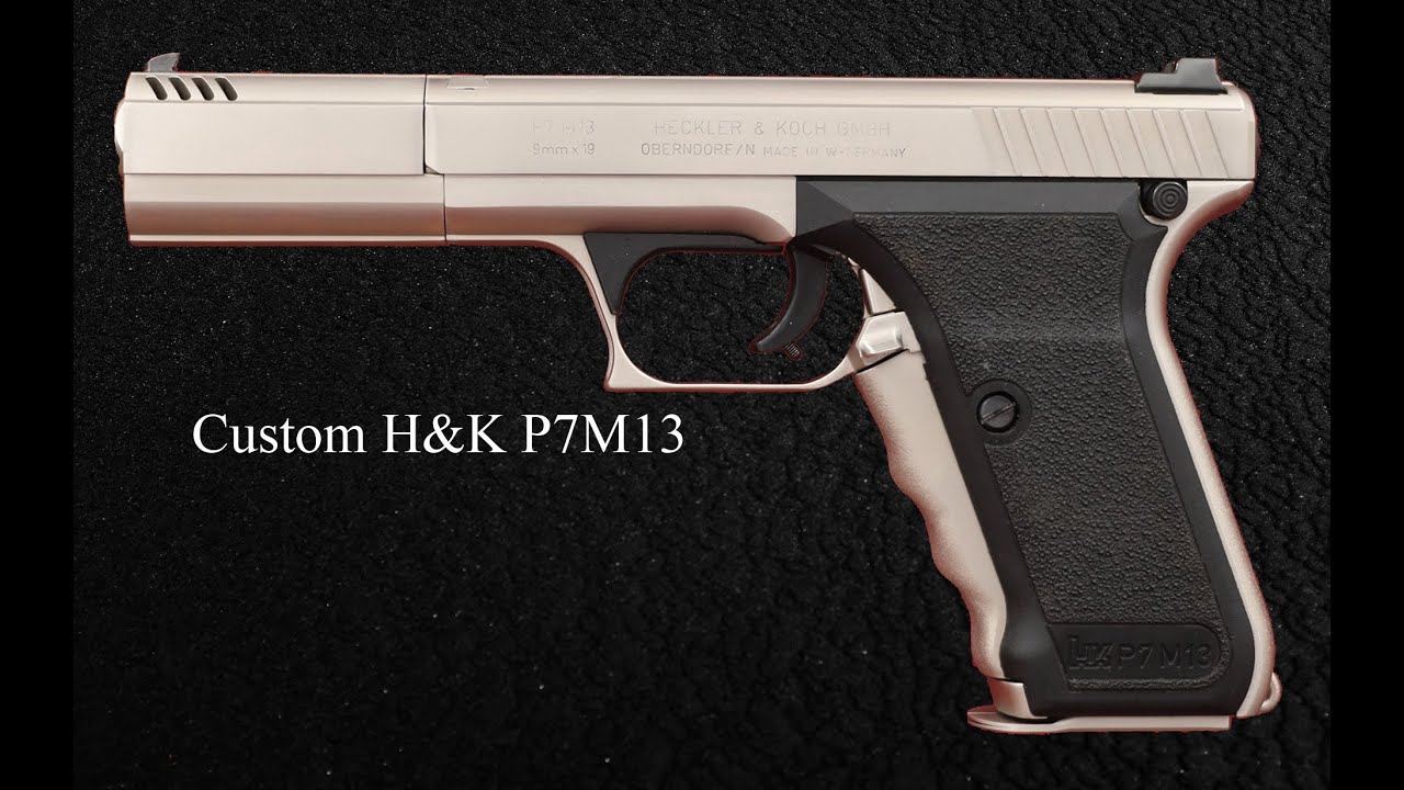 Custom Heckler Koch P7M13 with unique accessories - YouTube