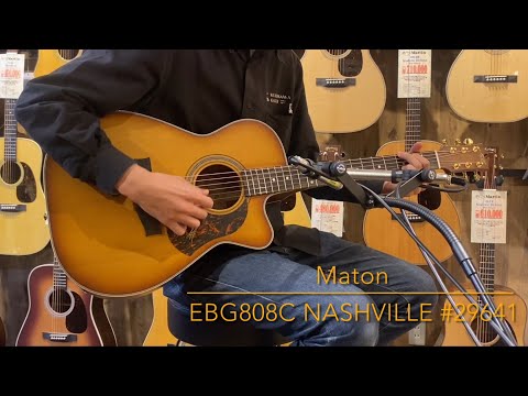 Maton EBG808C Nashville #29641【サウンドバランスに優れた