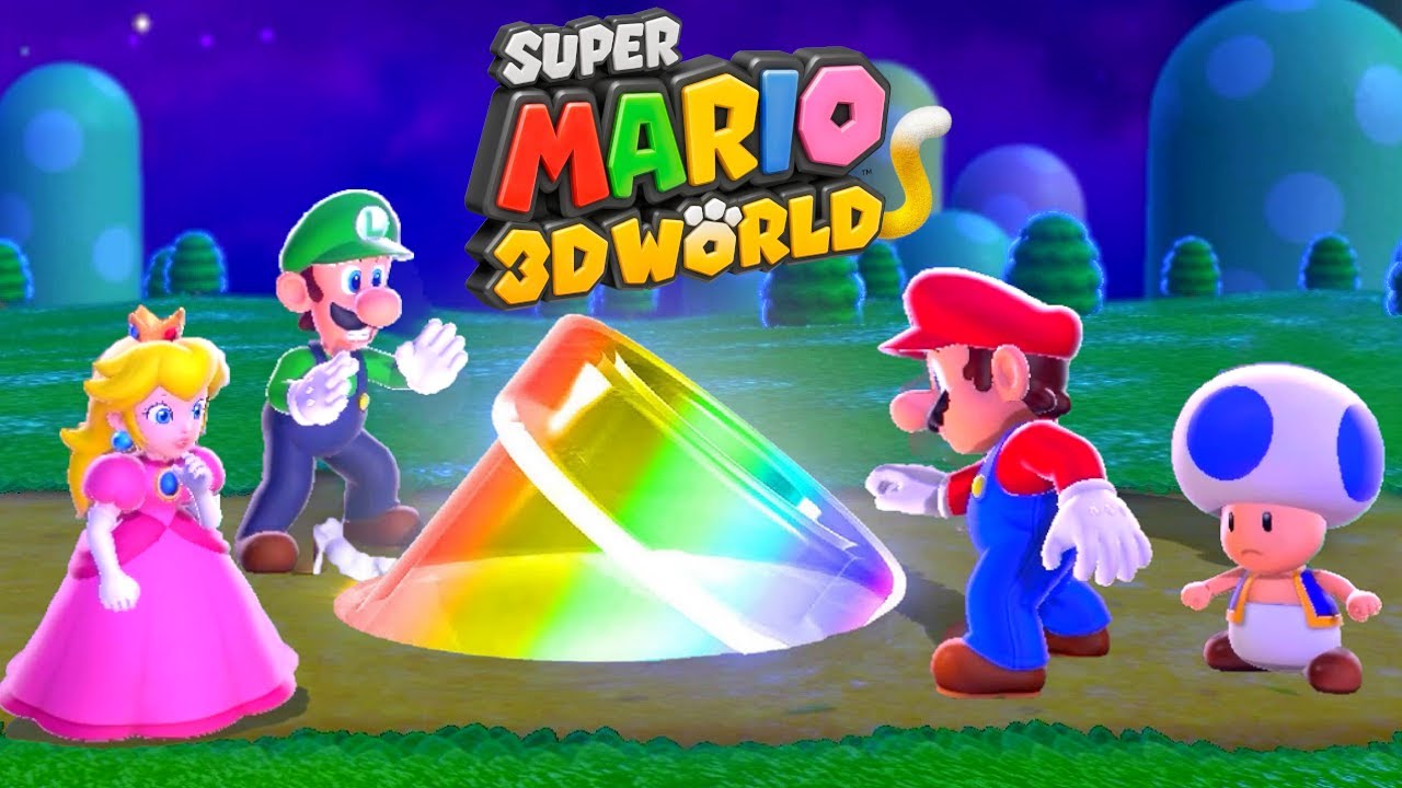 Super Mario 3D World Switch - Full Game 100% Walkthrough - YouTube