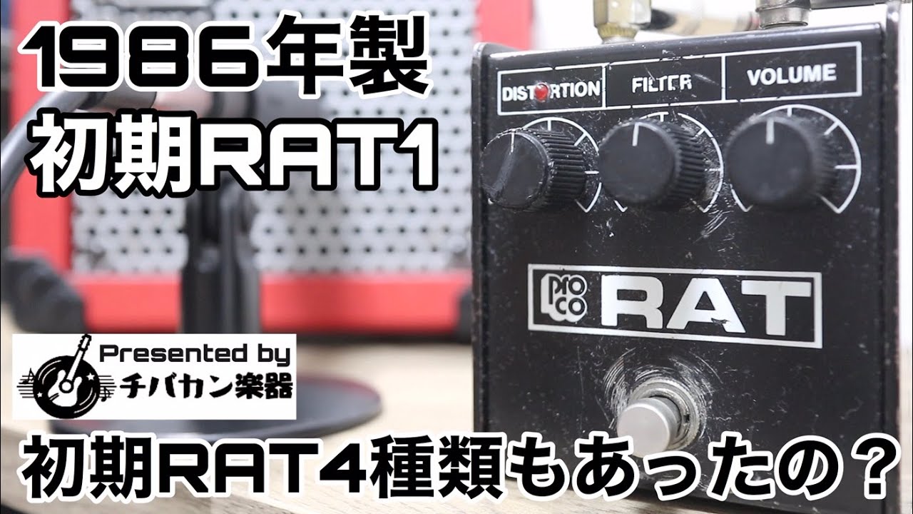 布袋がBOΦWY時代愛用していた激レア「RAT1」🎸オールドな深みのある