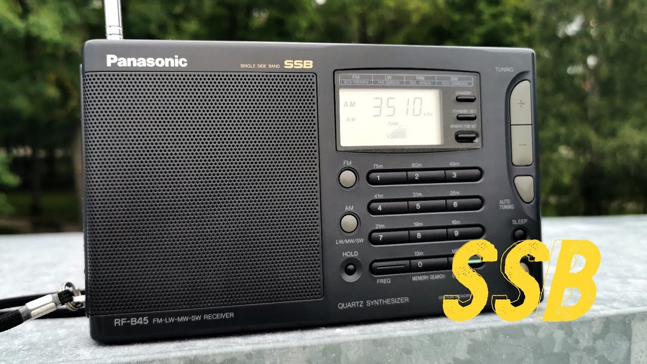 Panasonic ナショナル パナソニック RF-B45 on SSB 20, 15, 40 and 80