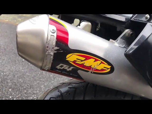 カワサキ DトラッカーX FMF製パワーコアQ4マフラー他カスタム