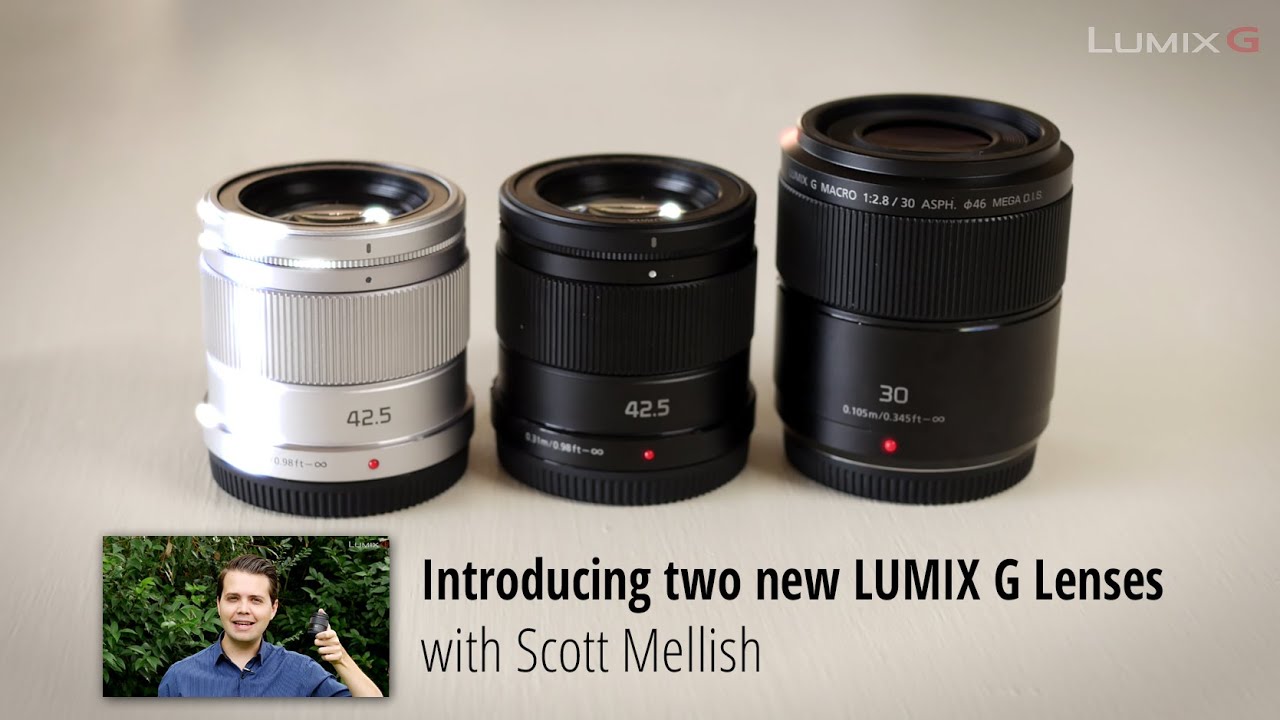 The new LUMIX G 30mm F2.8 Macro & 42.5mm F1.7 Portrait lenses with