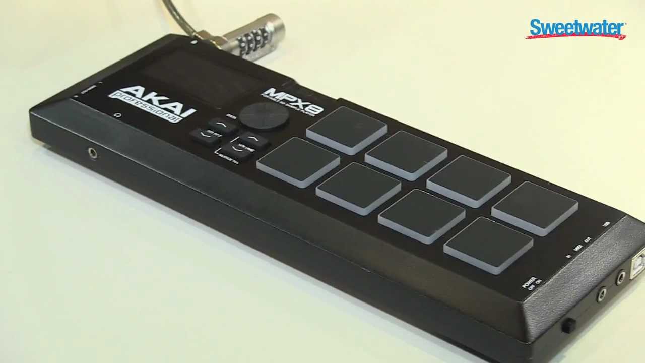 Samples, No Computer: $99 Akai MPX8 Combines Pads, SD Card, MIDI